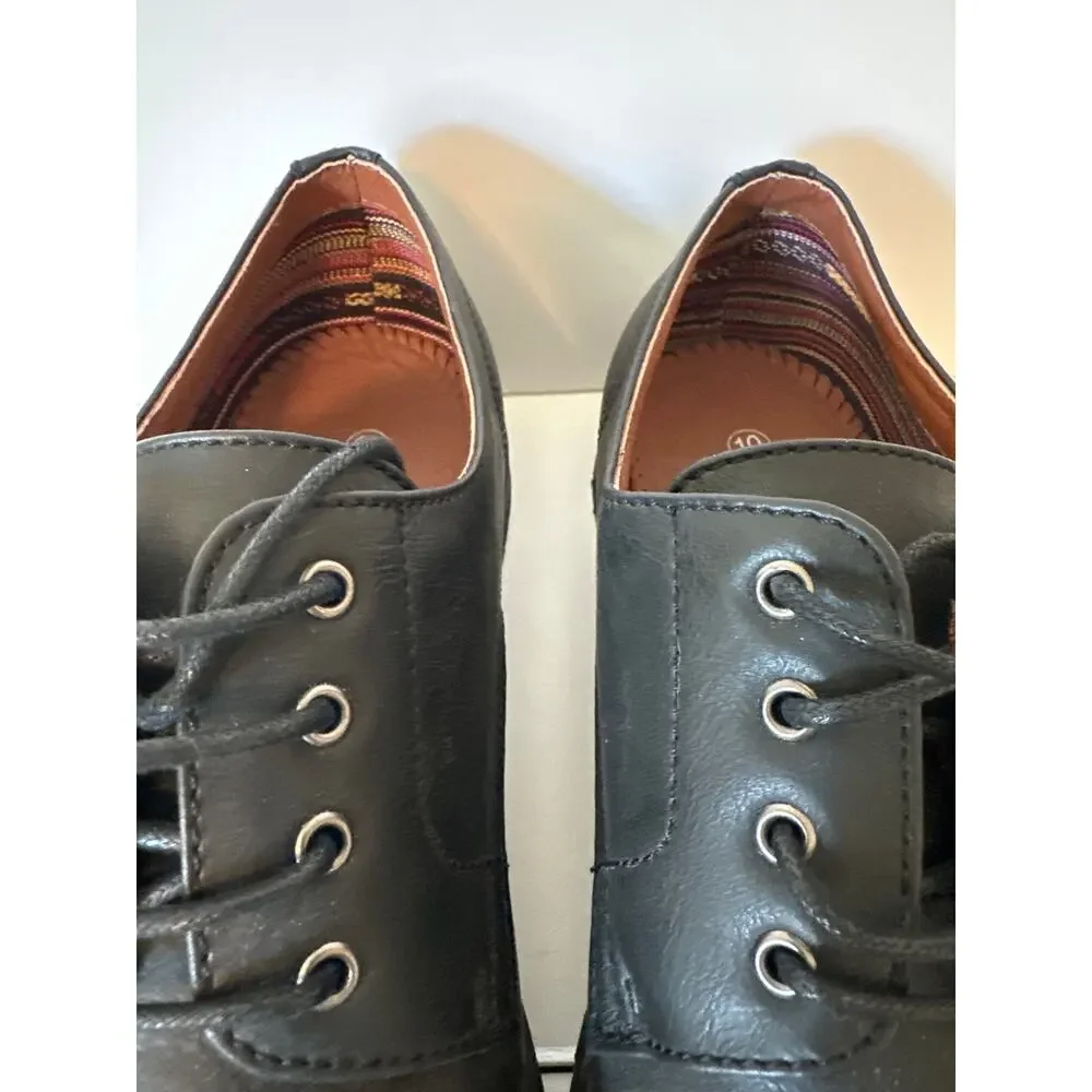 Ferro Aldo Spencer Oxford Shoes Black Size 10 Dressy Classic Career Professional